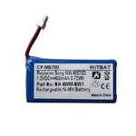 Batterie de Remplacement,Convient pour Sony Walkman NW-MS70D MS90D Batterie MP3 NH-6WM-NW1