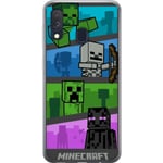 Samsung Galaxy A40 Genomskinligt Skal Minecraft