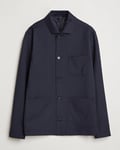 Filippa K Louis Wool Gabardine Shirt Jacket Navy