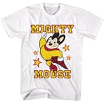 Mighty Mouse - Flying - American Classics - Adult Short Sleeve T-Shirt