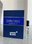 Mont Blanc Explorer Ultra Blue 2ml EDP Spray Mens Sample New 💙