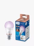 Philips Smart LED 8.5W B22 RGB Classic Bulb Connected by WiZ, Frosted