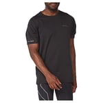 2XU Men's Light Speed Tech Tee Short Sleeve T-Shirt, Black/Black Reflective, S