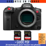 Canon EOS R5 C Nu + 2 SanDisk 32GB Extreme PRO UHS-II SDXC 300 MB/s + Guide PDF ""20 TECHNIQUES POUR RÉUSSIR VOS PHOTOS