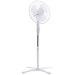 DAEWOO 16" Oscillating Extendable Free Standing Tower Pedestal Cooling Fan New