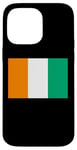 Coque pour iPhone 14 Pro Max Drapeau de la Côte d'Ivoire Fier Patriote Souvenir Fan Patriotique