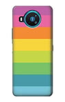 Innovedesire Rainbow Pattern Case Cover For Nokia 8.3 5G