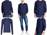 Polo Ralph Lauren Interlock Long Sleeve Shirt Preppy Fringe SWEATSHIRT