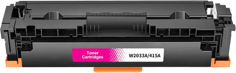 Toner 415A (avec puce) compatible avec HP 415A Multipack pour W2030A W2032A W2030X W2031A W2033A Color Laserjet Pro MFP M479fdw M479fnw M479fdn M479dw M454dn M454dn 4dw M4 79 (1 x magenta)