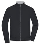 Veste Légère Réversible - Homme - Jn1336 - Noir Et Gris Argent