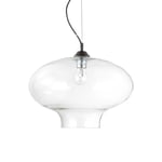 Ideal Lux BISTRO SP1 ROUND TRASPARENTE Mod. 120898 Lampada A Sospensione 1 Luce