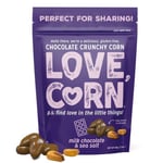 Love Corn Milk Chocolate & Sea Salt Corn Snack 90g-6 Pack