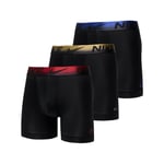 Sous Vêtement Boxer Nike Underwear Trunk 3pk Noir