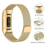 Fitbit Charge 3      Milanese Loop Strap   Gold