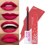 Maybelline Superstay Matte Ink Liquide Rouges à lèvres 16H 390 LIFE OF THE PARTY