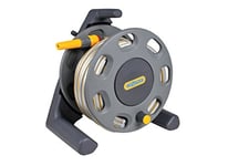 HOZELOCK - Compact Hose Reel 20m : Integrated Handle, Supplied with 20m of Multi-purpose Hose, Fittings and Nozzle, Max. Capacity 30m [2412R3444]