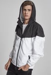 Urban Classics 2-ton tech vindjacka (XXL,darkgrey/wht)