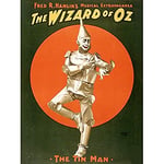 Artery8 Film Movie Character Wizard Oz Tin Man Promo Ad Art Print Canvas Premium Wall Decor Poster Mural