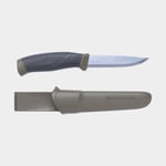 Morakniv Allroundkniv Companion (C), 219 mm, TPE-gummi / kolstål, Military Green