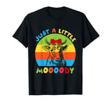 Just A Little Moody Cow Moo Lover Farmer T-Shirt