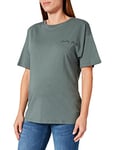 bestseller a/s Women's MLMARYLEE 2/4 Jersey TOP A. T-Shirt, Balsam Green/Print: Artwork, M