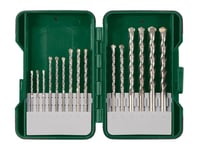 Parkside Drill HSS Twist Drill Bit Set - 15 piece set