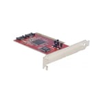 Carte PCI controleur SATA Low Profile - 2 ports internes