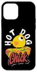 iPhone 12 mini Hot Dog Chick Fun Quirky Graphic Humor Case