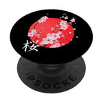 Cherry Blossom Chemise Sakura Graphique Japonais, Sakura PopSockets PopGrip Adhésif