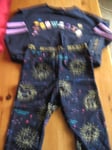 NWT  M&S   GIRLS   NAVY   HARRY POTTER   2 PIECE SET  ( HOGWARTS ) AGE 2-3 YEARS