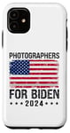 Coque pour iPhone 11 Photographes pour Biden 2024