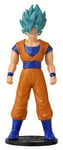 Dragon Ball Flash Series Super Saiyan Blue Goku Anime Figure | 4'' Tall SS Blue Goku Action Figure Super Anime Merch Contains Collectible Coin Manga and Anime