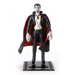 BendyFigs Dracula by The Noble Collection - Officially Licensed 19cm Count Dracula Bendable Toy Posable Collectable Doll Figures with Stand - for Kids & Adults