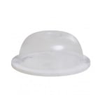 Round Solid Marble Cheese Board Food Serving Platter with Clear Dome Cover Lid