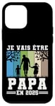 Coque pour iPhone 12 mini Futur Papa 2025 Annonce Naissance 2025 Cadeau Fête Des Pères