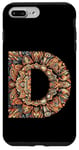 Coque pour iPhone 7 Plus/8 Plus Lettre initiale de l'alphabet D dans le style mandala