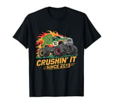 Crushing It Since 2015 Monster Truck For Boys and Girls T-Shirt