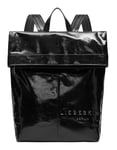 Liebeskind Sac à Dos L-Elvira PT Crinkle-Black, Femme, Noir