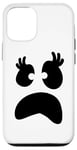 Coque pour iPhone 14 Costume d'Halloween simple et mignon pour fille avec visage fantôme