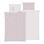 babybest® Flower Sengetøy i flanell Bunny 100 x 135 cm