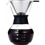 Fei Yu - Verseur manuel sur cafetière cafetière carafe avec filtre permanent en acier inoxydable (600 ml)