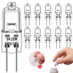 ampoule halogène g4 10 pièces 12V 20W 2800K ampoules halogènes Lumière blanch...