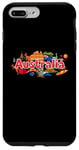 iPhone 7 Plus/8 Plus Australia Down Under Culture Australian Flag Map Gift Case