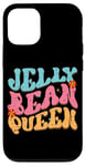 Coque pour iPhone 12/12 Pro Jelly Bean Queen Groovy Lettrage Vibes