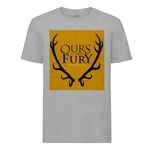 T-Shirt Homme Col Rond Game Of Thrones King Baratheon Ours Is The Fury