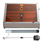 ZBAITU Z40 4 en 1 Graveur Laser Cutter, 20W Laser Power Air Assist 30000mm/min Max Gravure Vitesse 400x400mm