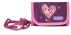 Target Reflex Hearts Portefeuille Passeport, 12 cm, Violet