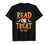 Read Or Treat Halloween Book Reading Lover Halloween Costume T-Shirt