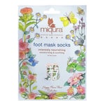 Miqura Foot Mask Flower - 1 Pakke