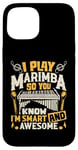 iPhone 15 Marimba Player Musician Percussion Instrument Marimbist Case